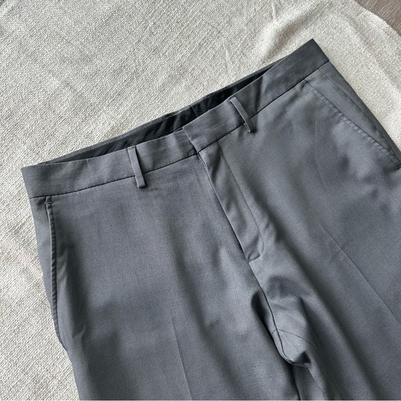 Kenneth Cole Reaction Charcoal Trousers Pants dressy suit size 34x32 - Picture 3 of 9